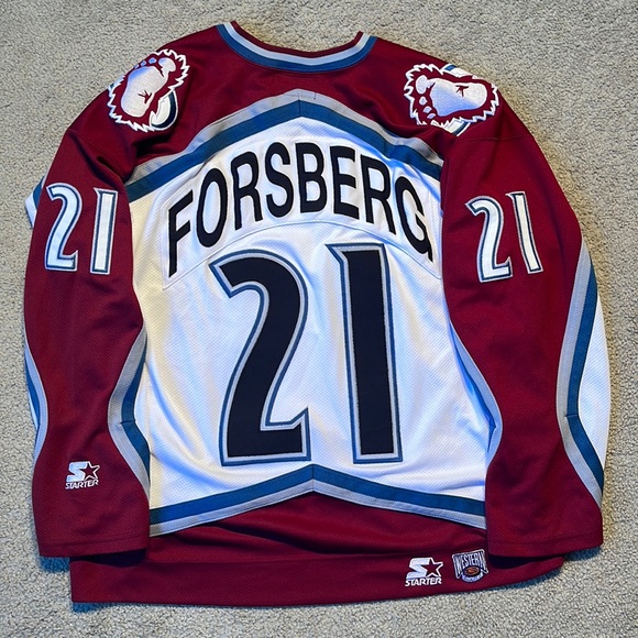 STARTER Other - Peter Forsberg Colorado Avalanche Starter Jersey